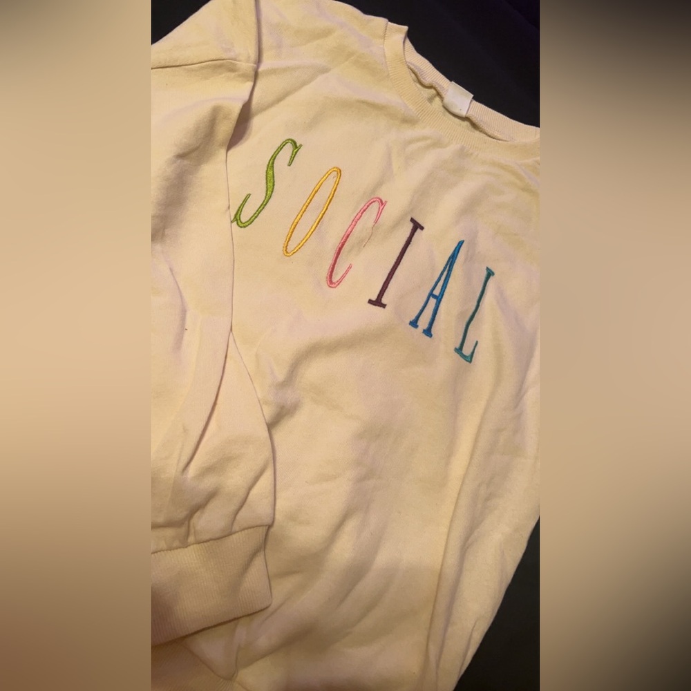 Tan and Colorful Sweatshirt for Girls 10